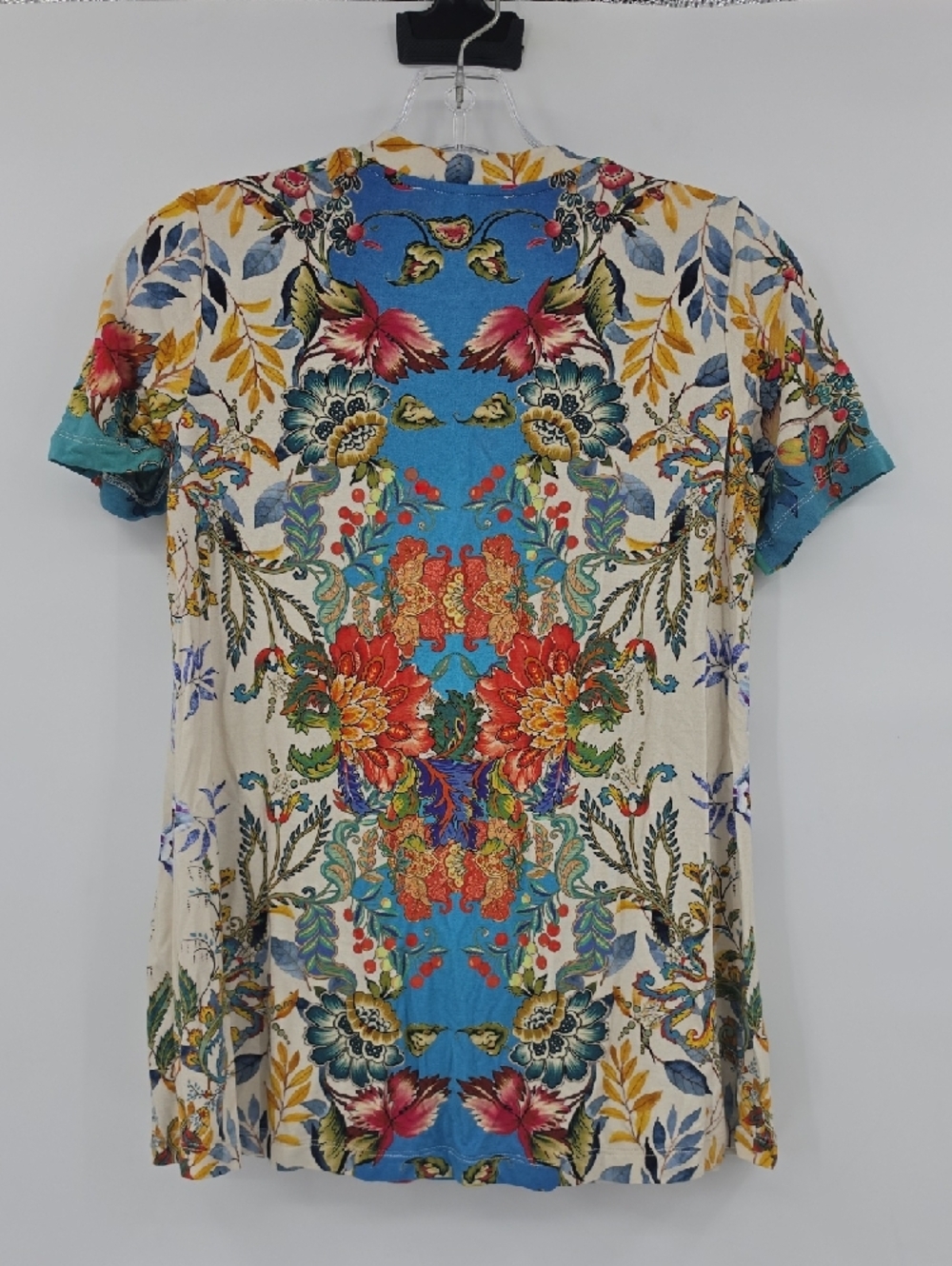 Johnny Was The Janie Favorite Short Sleeve Crew Neck Swing Tee Size XS - Picture 4 of 9